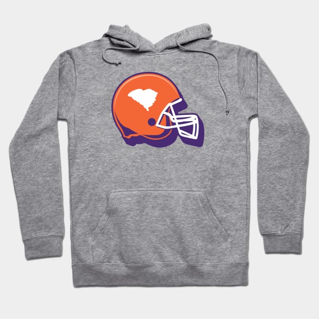 Clemson, South Carolina Football Helmet Hoodie by SLAG_Creative